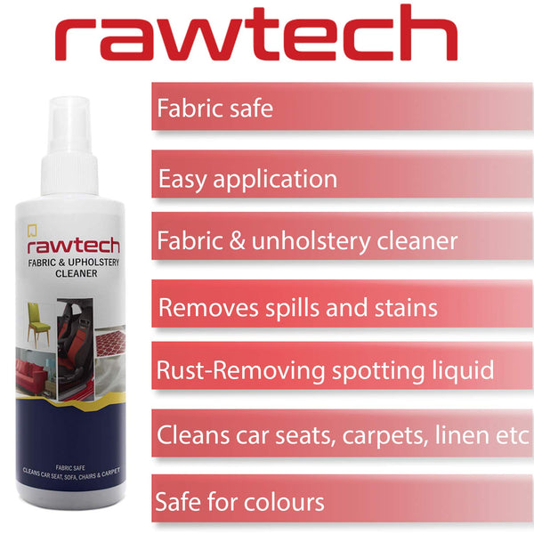 Rawtech Carpet Fabric and Upholstery Cleaner (250 ml)