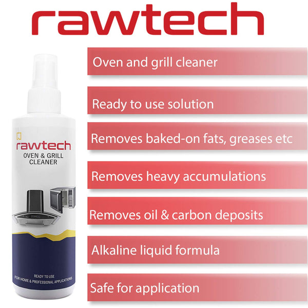 Rawtech Oven and Grill Cleaner Spray Bottle (250 ml)
