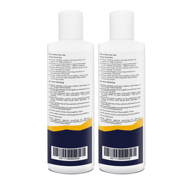 Rawtech Wonder Wash Car Shampoo (250 ml Each) Pack of 2