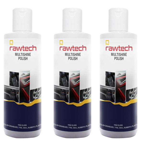 Rawtech Longlasting Multineshine Liquid Polish (250 ml Pack of 3)