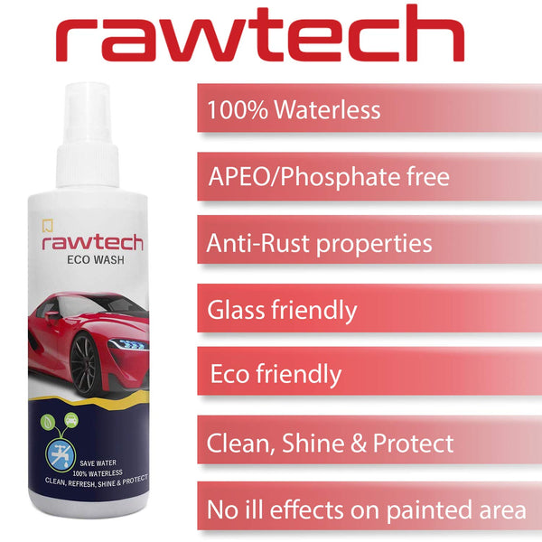 Rawtech Waterless Car Wash Concentrate (250 ml)