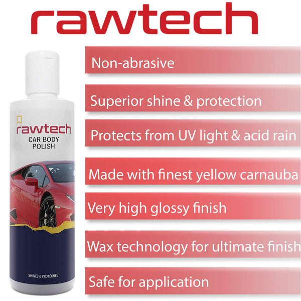 Rawtech Showroom Finish Liquid Car Polish (250 ml)